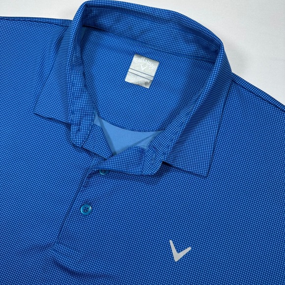 Callaway Opti Dri Golf Polo Shirt Men's XXL Blue Performance Golfing - Picture 1 of 6